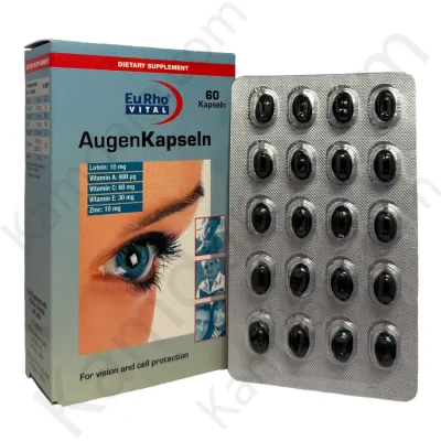 کپسول چشم اوژن یوروویتال ۶۰ عددی