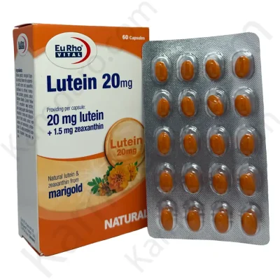 کپسول لوتئین یوروویتال 20 میلی گرم(۶۰عدد)