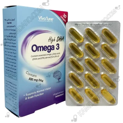 کپسول ژلاتینی امگا 3 دی اچ ای بالا ویواتیون 30 عدد (High DHA)