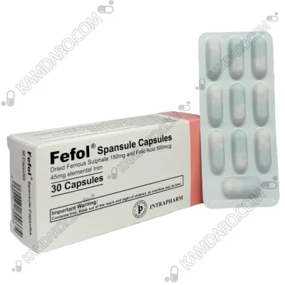 کپسول فیفول (ففول) اینترافارم ۳۰ عددی