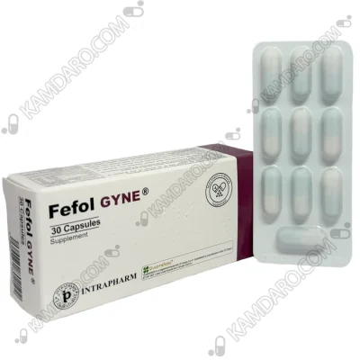 کپسول ففول گاین اینترافارم ۳۰ عدد(Fefol Gyne)