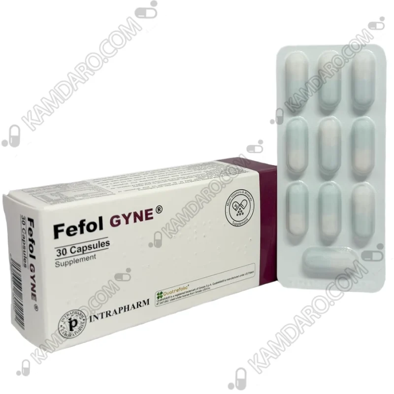 کپسول ففول گاین اینترافارم ۳۰ عدد(Fefol Gyne)